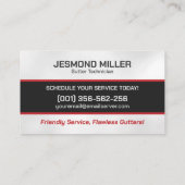 Goot Cleaning Repair Installatieservice Visitekaartje (Achterkant)