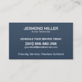 Goot Cleaning Repair Installatieservice Visitekaartje (Achterkant)