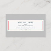 Goot & dakbedekking visitekaartje (Achterkant)