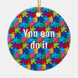 Gootpuzzelstukjes keramisch versieringsmateriaal keramisch ornament