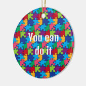 Gootpuzzelstukjes keramisch versieringsmateriaal keramisch ornament (Links)