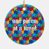 Gootpuzzelstukjes keramisch versieringsmateriaal ornament (Achterkant)