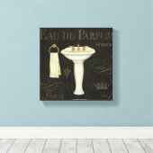  gootsteen en handdoeken canvas afdruk (Insitu (Houten vloer))