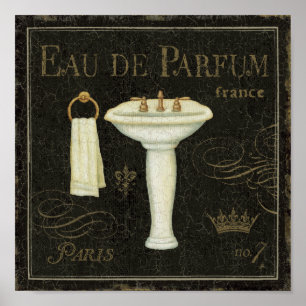 gootsteen en handdoeken poster