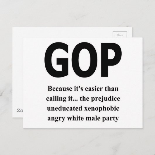 GOP# BRIEFKAART (Voorkant / Achterkant)