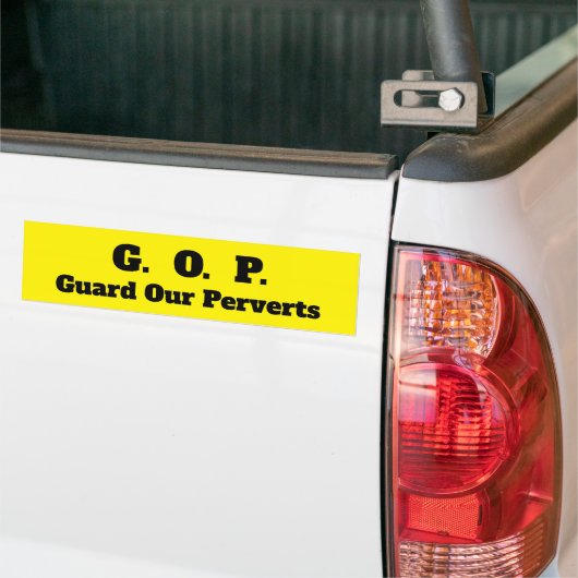 GOP BUMPERSTICKER (Op Truck)