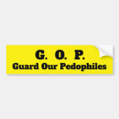 GOP BUMPERSTICKER (Voorkant)