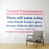 GOP Congres Uw Dishonor zal Cheney blijven Wandkleed (In Situ (horizontaal))