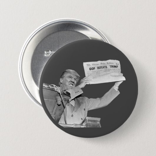 GOP Defeats Trump Ronde Button 7,6 Cm (Voorkant /achterkant)