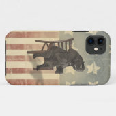 GOP Elephant bekleedt het voorzitterschap Funny Po Case-Mate iPhone Case (Achterkant (horizontaal))
