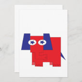 GOP Elephant Blank Kaart (Voorkant / Achterkant)