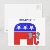 GOP Elephant Briefkaart (Voorkant / Achterkant)