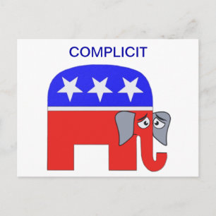 GOP Elephant Briefkaart