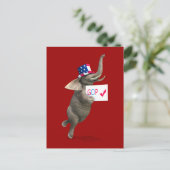 GOP Elephant Briefkaart (Staand voorkant)