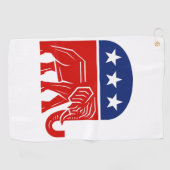 GOP Elephant Golfhanddoek (Horizontaal)