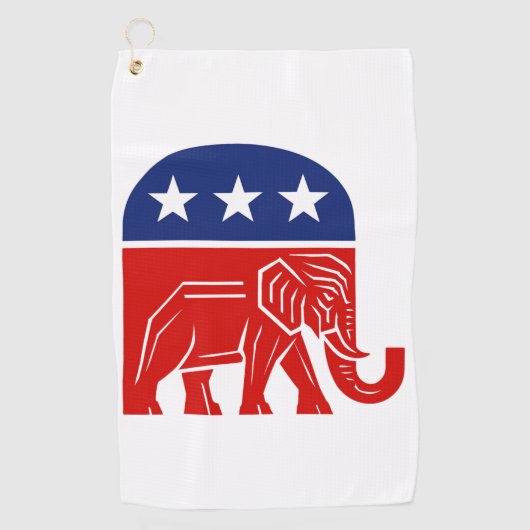 GOP Elephant Golfhanddoek (Voorkant)