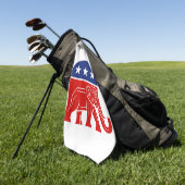 GOP Elephant Golfhanddoek (Groen)