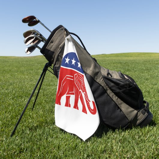 GOP Elephant Golfhanddoek (Groen)