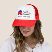 GOP Elephant Growth Opportunity Prosperity Trucker Pet (In situ)