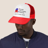 GOP Elephant Growth Opportunity Prosperity Trucker Pet (In situ)
