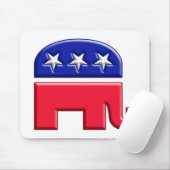 GOP Elephant Logo Muismat (Met muis)