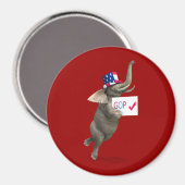 GOP Elephant Magneet (Voorkant / Achterkant)