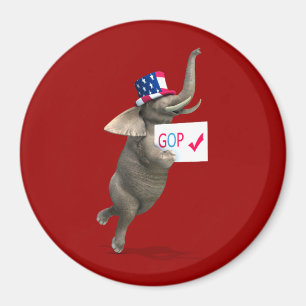 GOP Elephant Magneet