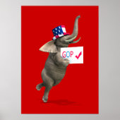 GOP Elephant Poster (Voorkant)