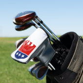 GOP Elephant Putter Hoesje Golfheadcover (Insitu)