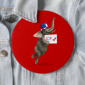 GOP Elephant Ronde Button 6,0 Cm (In situ)
