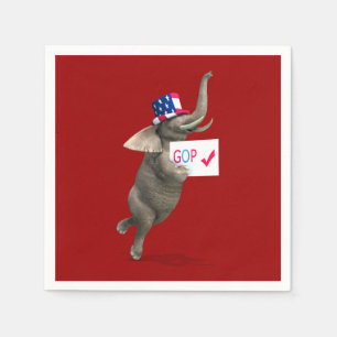 GOP Elephant Servetten