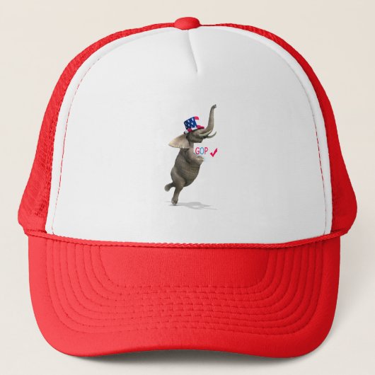 GOP Elephant Trucker Pet (Voorkant)
