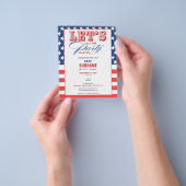 GOP-fondsenwerving voor politieke campagnes Kick-o Flyer (Hand)