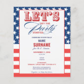 GOP-fondsenwerving voor politieke campagnes Kick-o Flyer (Voorkant)