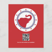 GOP-fondsenwerving voor politieke doeleinden Aanva Flyer (Achterkant)