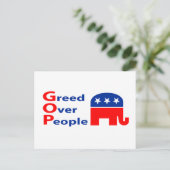GOP - Goudweg over mensen Briefkaart (Staand voorkant)