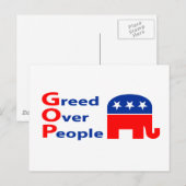GOP - Goudweg over mensen Briefkaart (Voorkant / Achterkant)