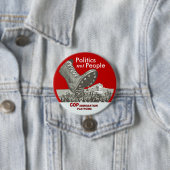 GOP Immigration Platform Ronde Button 7,6 Cm (In situ)