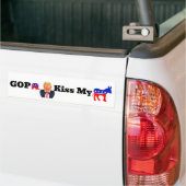 GOP Kus mijn Bumpersticker (Op Truck)