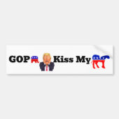 GOP Kus mijn Bumpersticker (Voorkant)