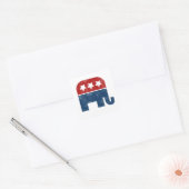  GOP-logo Vierkante Sticker (Envelop)
