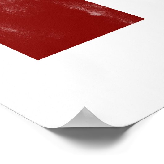 GOP-logo voor olifanten Poster (Hoek)