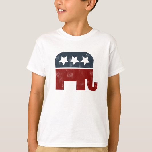 GOP-logo voor olifanten T-shirt (Voorkant)