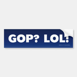 GOP LOL BUMPERSTICKER