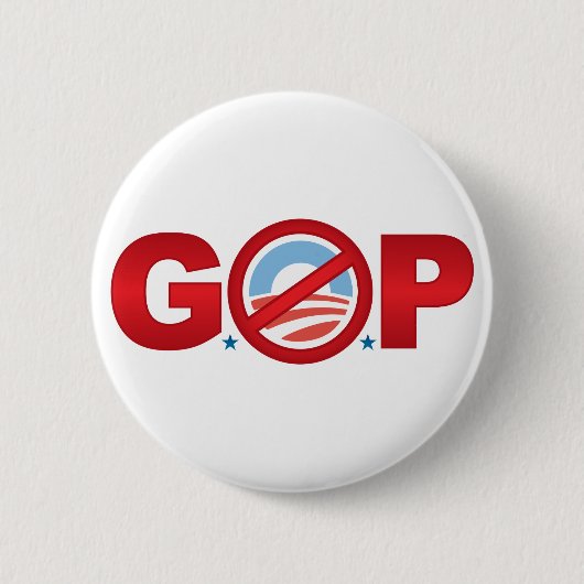 GOP - Nobama Button (Voorkant)