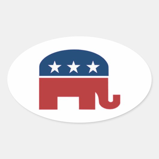 GOP olifant sticker (Voorkant)