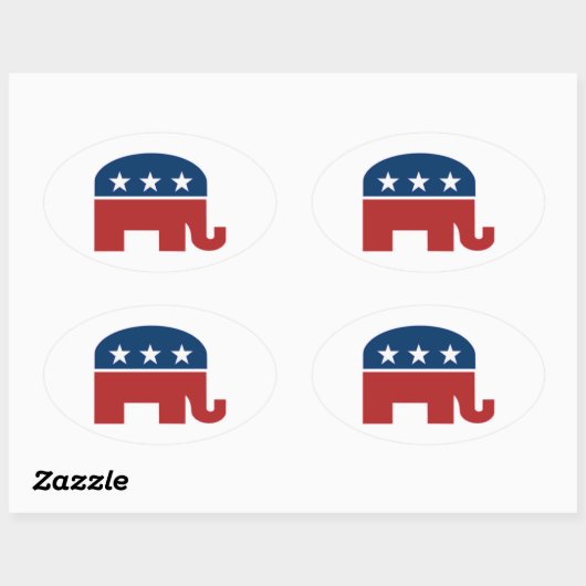 GOP olifant sticker (Vel)
