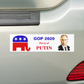 GOP "PARTIJ VAN POTINE" BUMPERSTICKER 2020 (Op auto)
