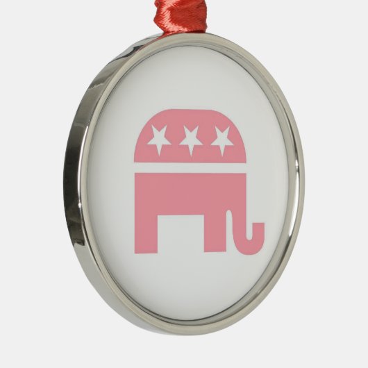 GOP Pink Elephant Cristmas Ornament (Rechts)