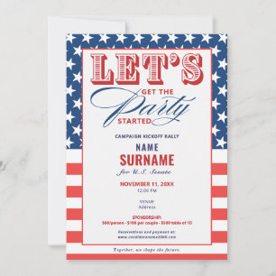GOP Politieke Fondsenwerving 2026 Campagne Kickoff Kaart